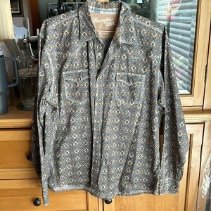 Wrangler XL Pearl Snap button down